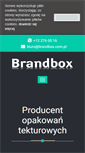 Mobile Screenshot of brandbox.com.pl