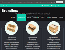 Tablet Screenshot of brandbox.com.pl